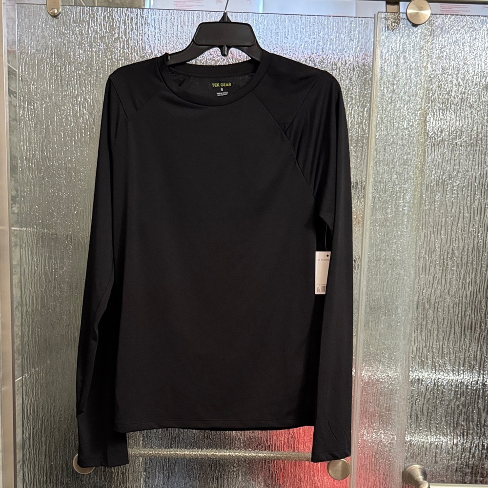 tek gear Black Long Sleeve Performance Top